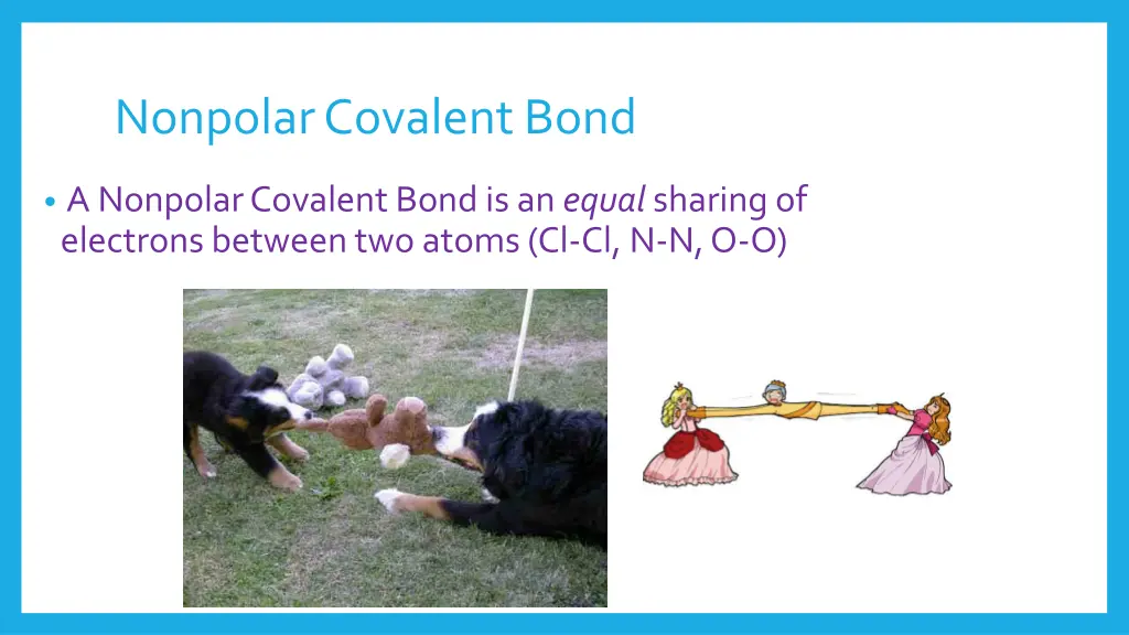 nonpolar covalent bond
