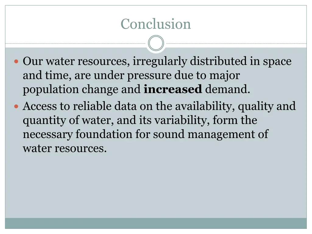 conclusion