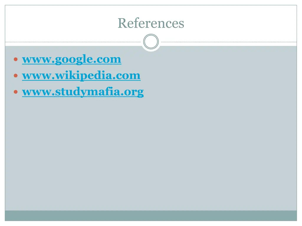 references