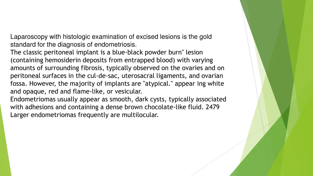 laparoscopy with histologic examination