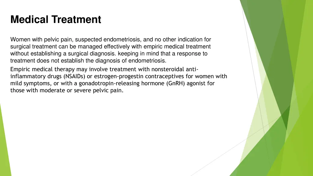 medical treatment