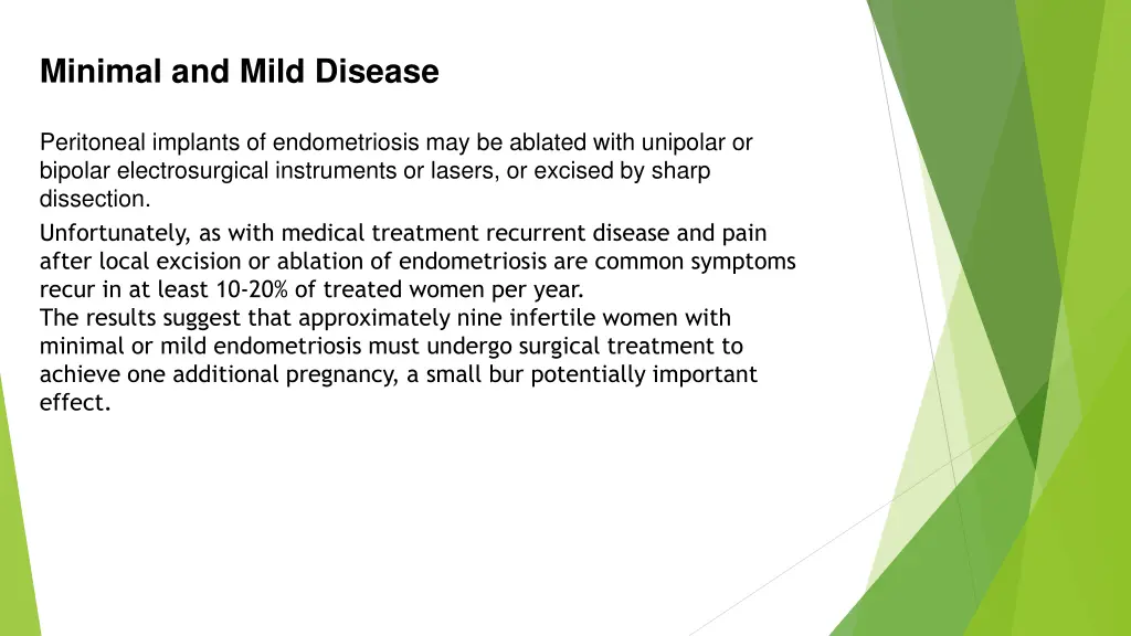 minimal and mild disease