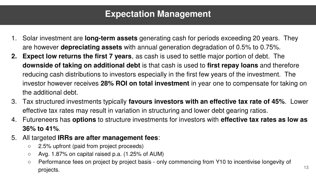 expectation management