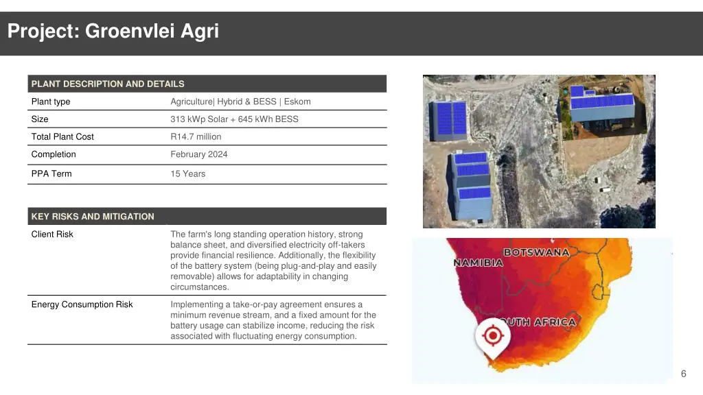 project groenvlei agri