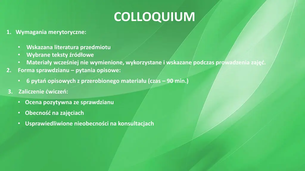 colloquium