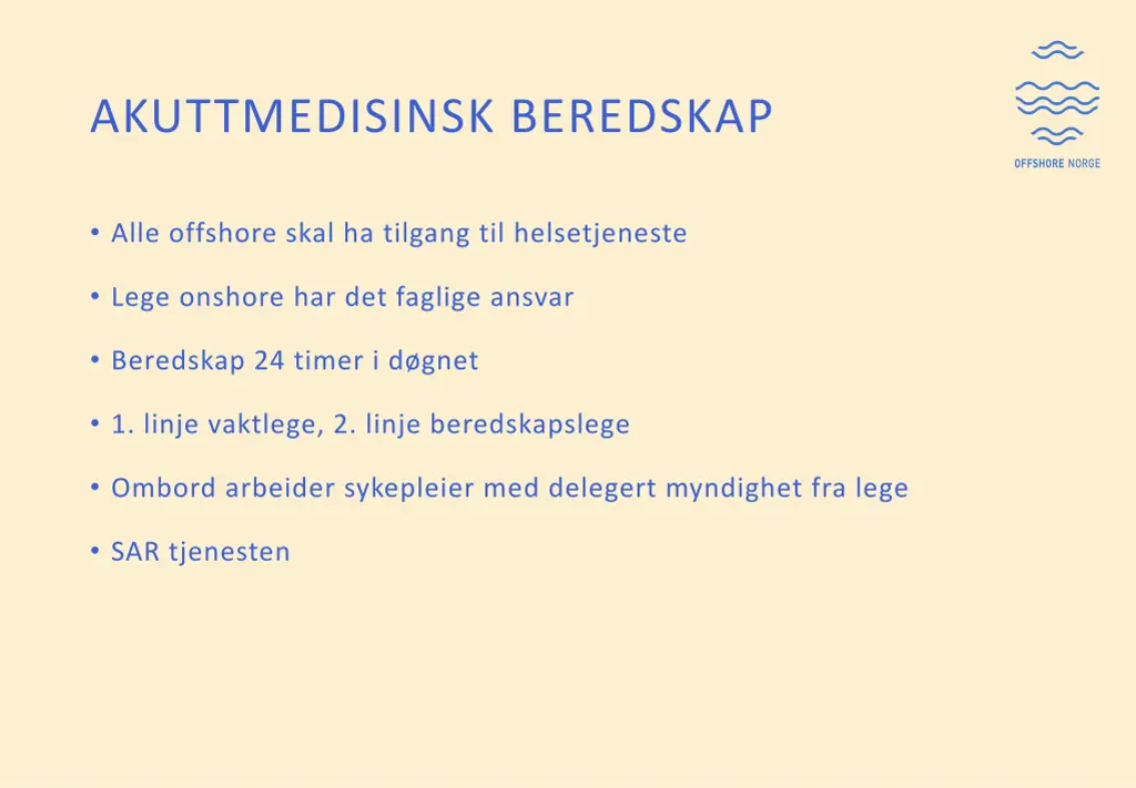 akuttmedisinsk beredskap