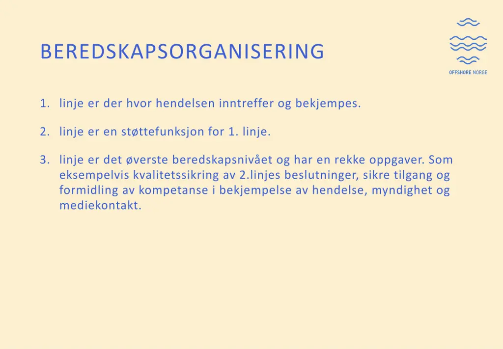 beredskapsorganisering