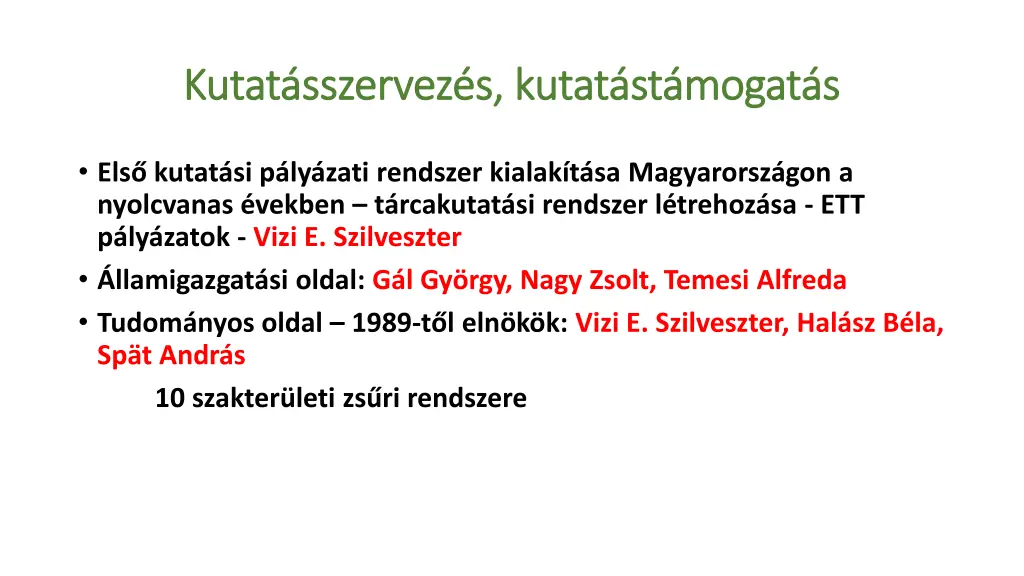 kutat sszervez s kutat st mogat s kutat sszervez