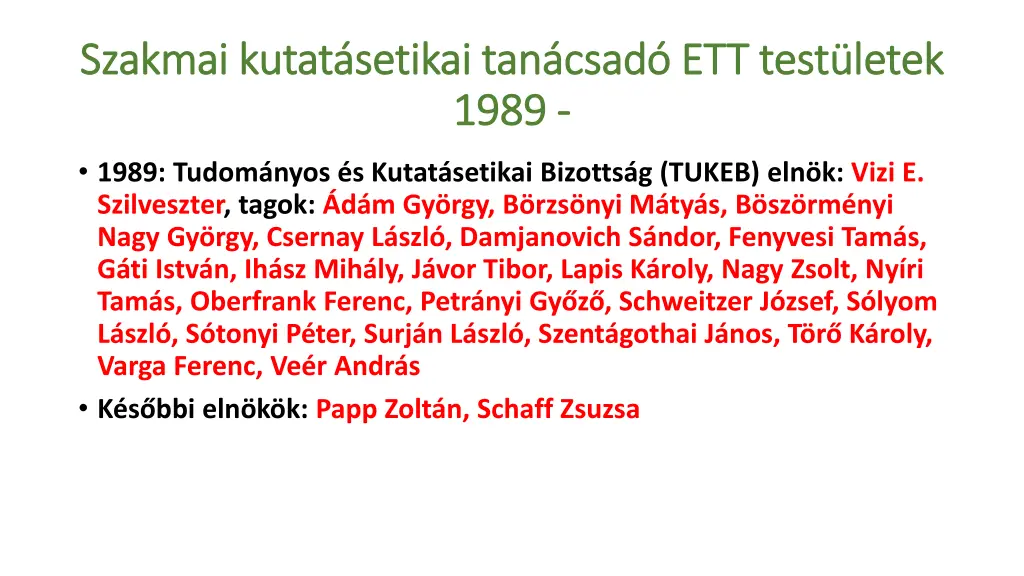 szakmai kutat setikai tan csad ett test letek