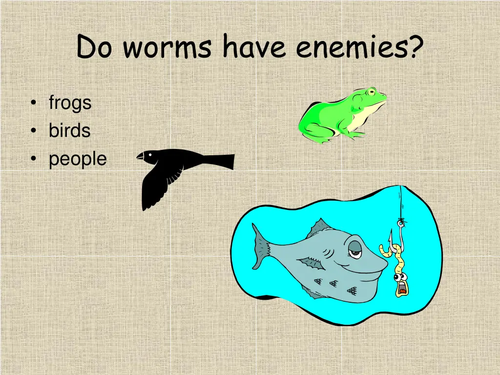 do worms have enemies