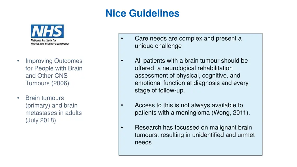 nice guidelines