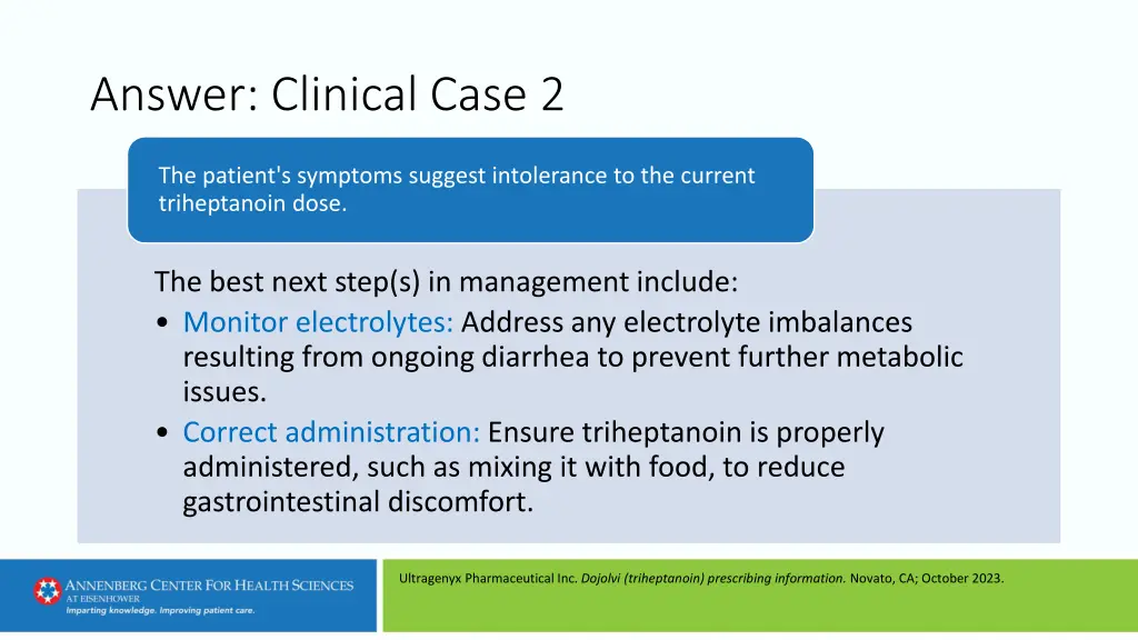 answer clinical case 2