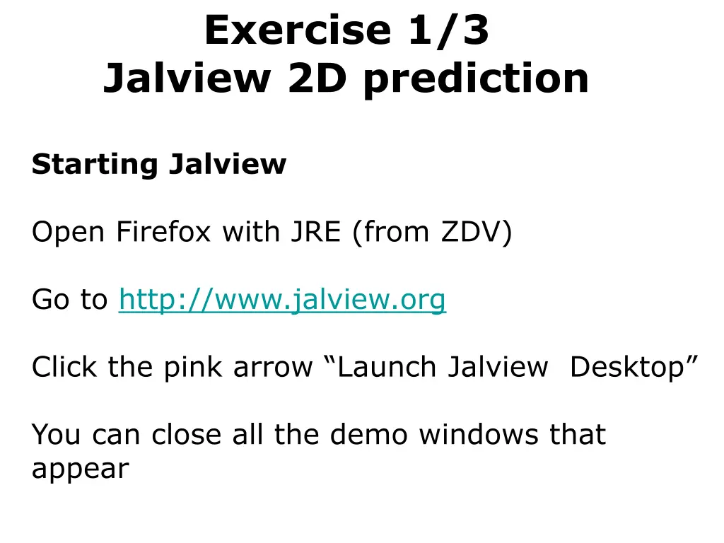 exercise 1 3 jalview 2d prediction