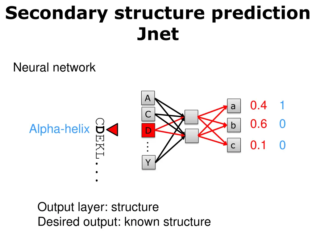 secondary structure prediction jnet 13