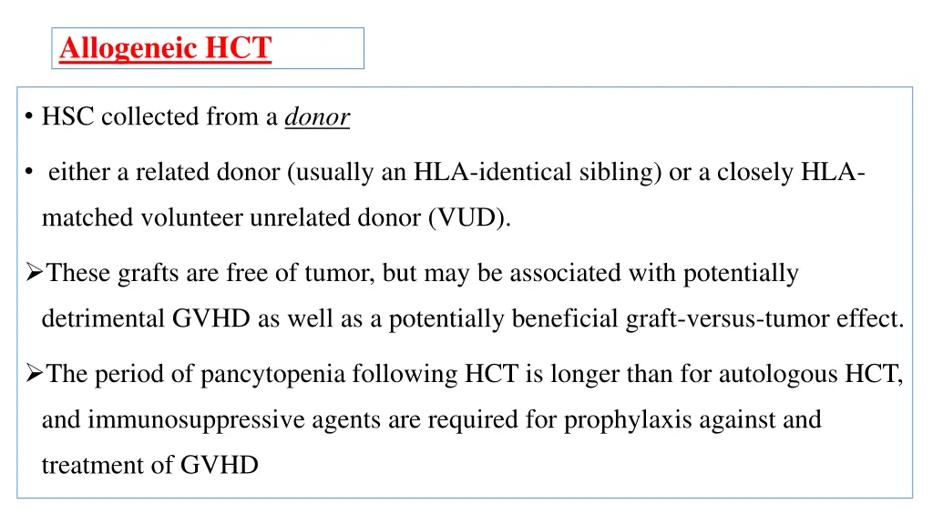 allogeneic hct