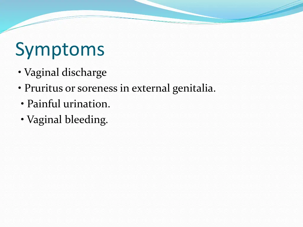 symptoms