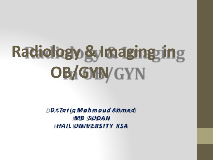 radiology imaging in ob gyn