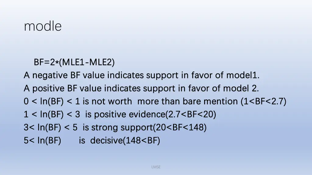 modle