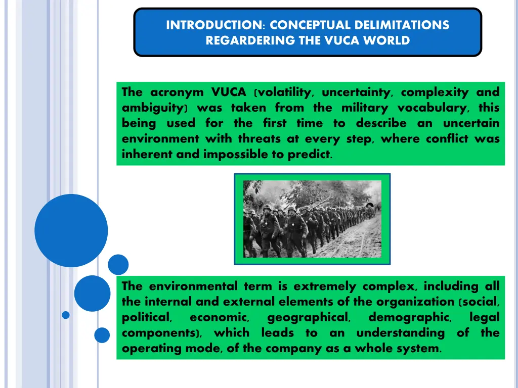 introduction conceptual delimitations regardering