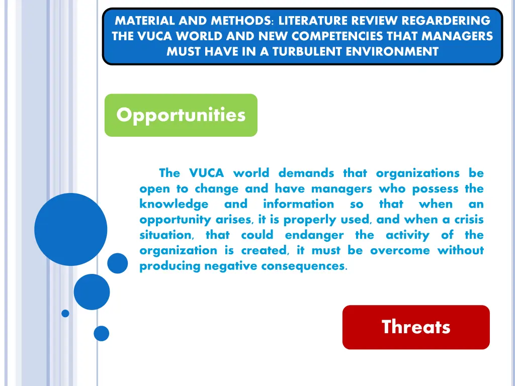 material and methods literature review 1