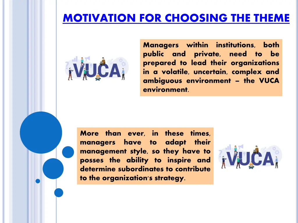 motivation for choosing the theme
