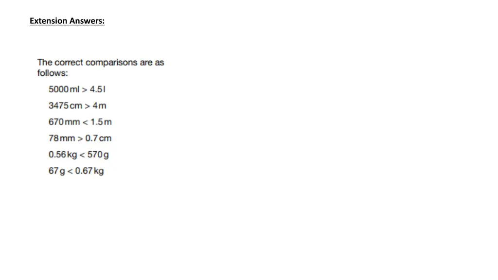 extension answers