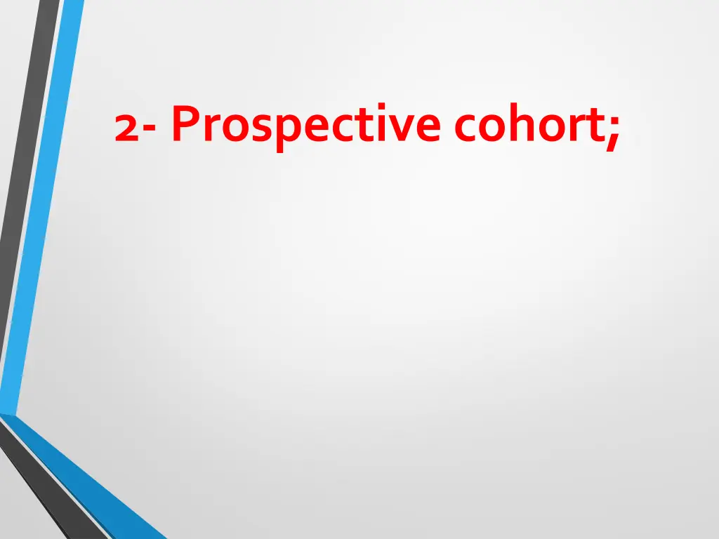 2 prospective cohort
