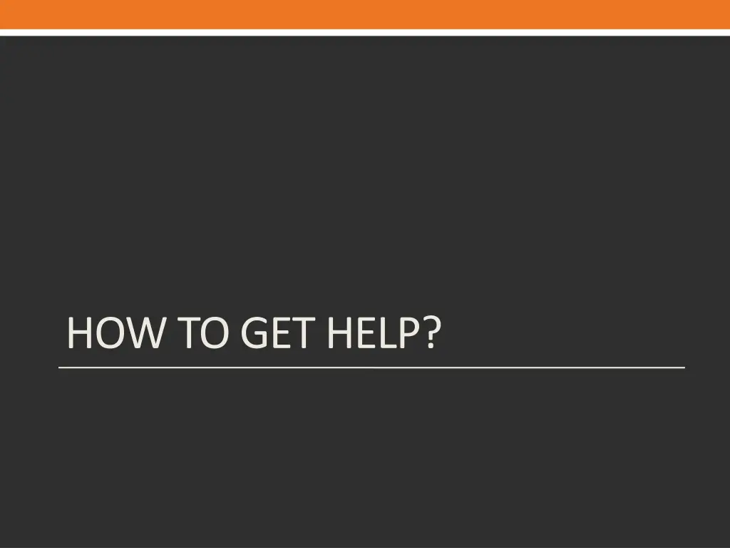 how to get help