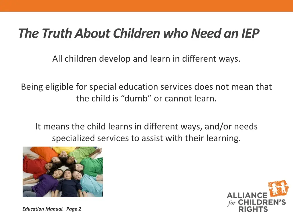 the truth about children who need an iep