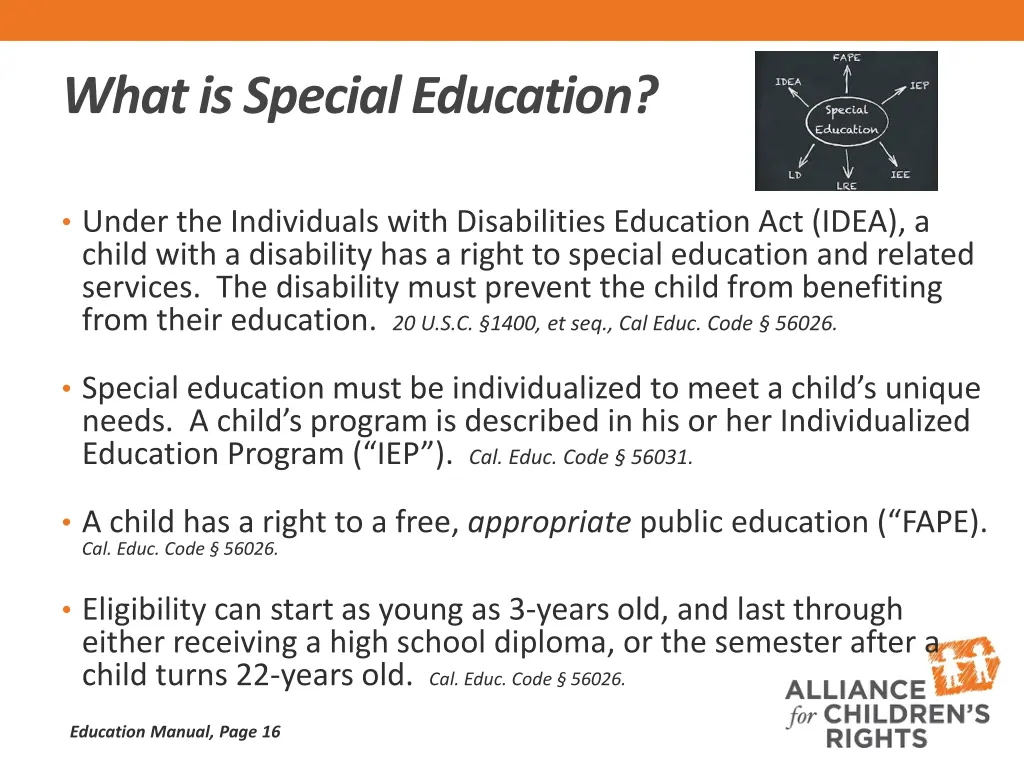 what is special education 1