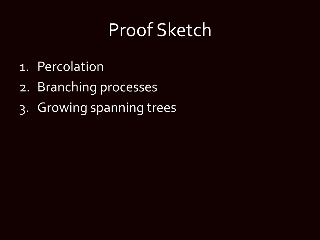 proof sketch