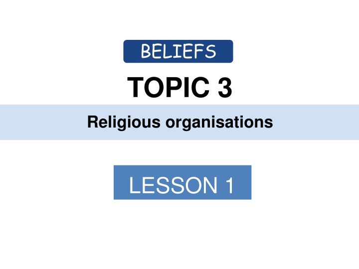 beliefs