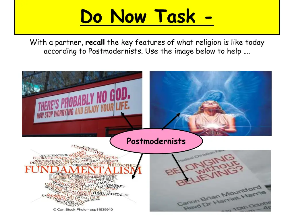 do now task