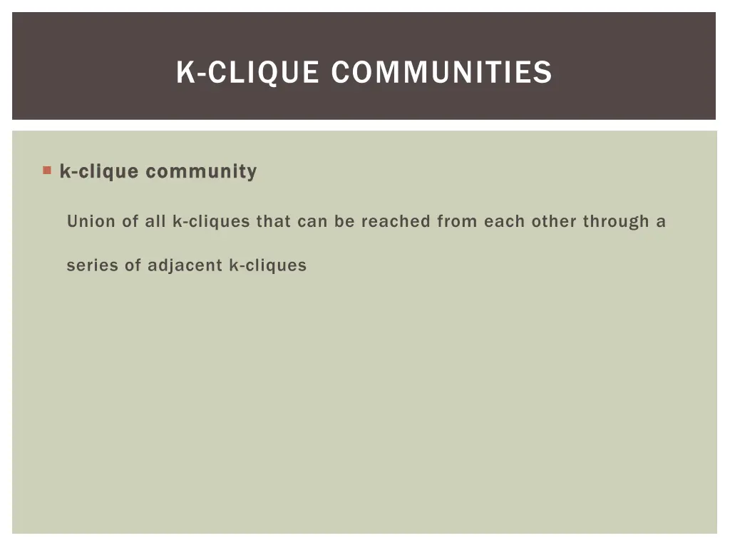 k clique communities 7