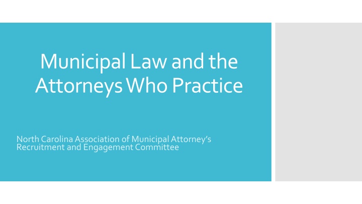 municipal law and the attorneys who practice