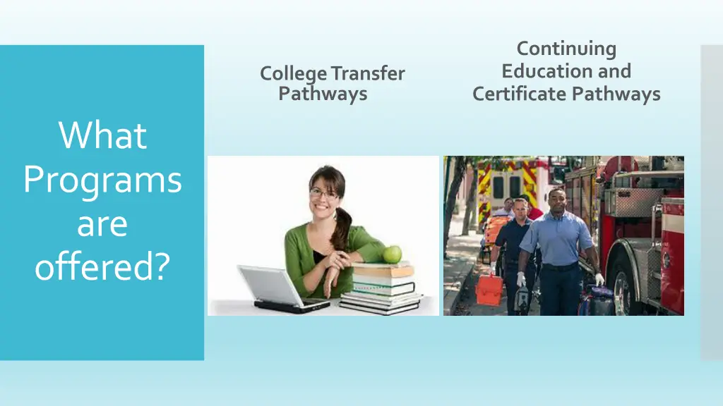 continuing education and certificate pathways