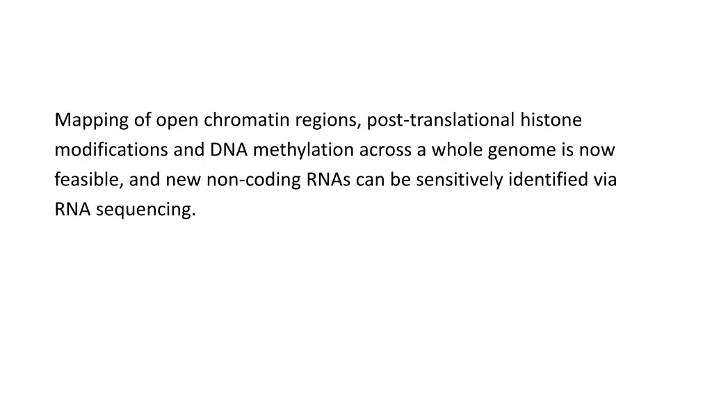 mapping of open chromatin regions post