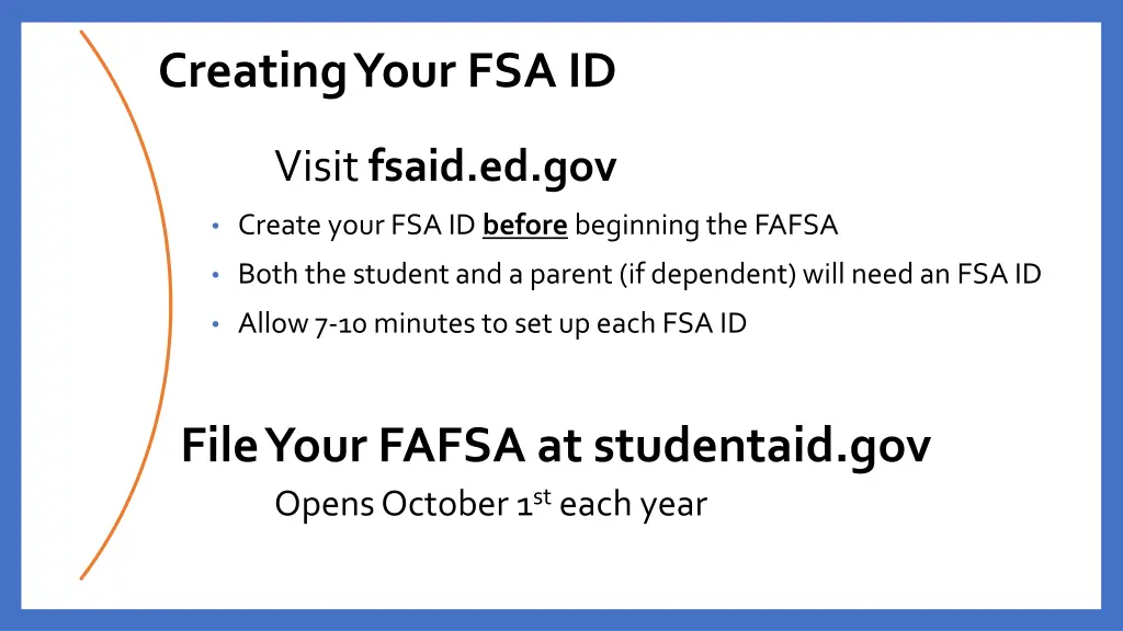 creating your fsa id