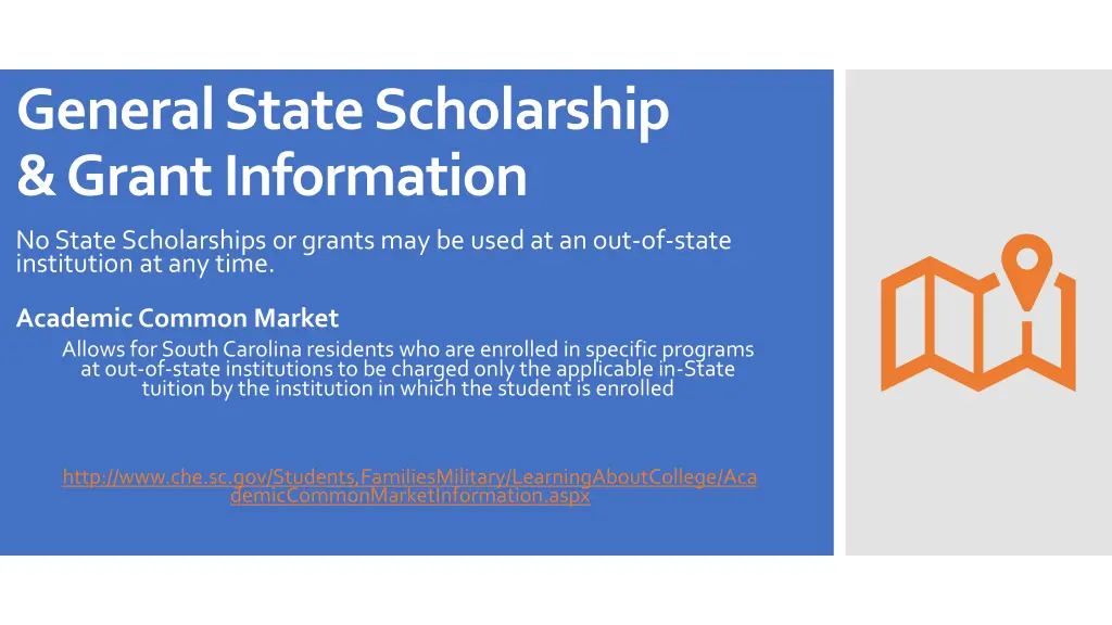general state scholarship grant information
