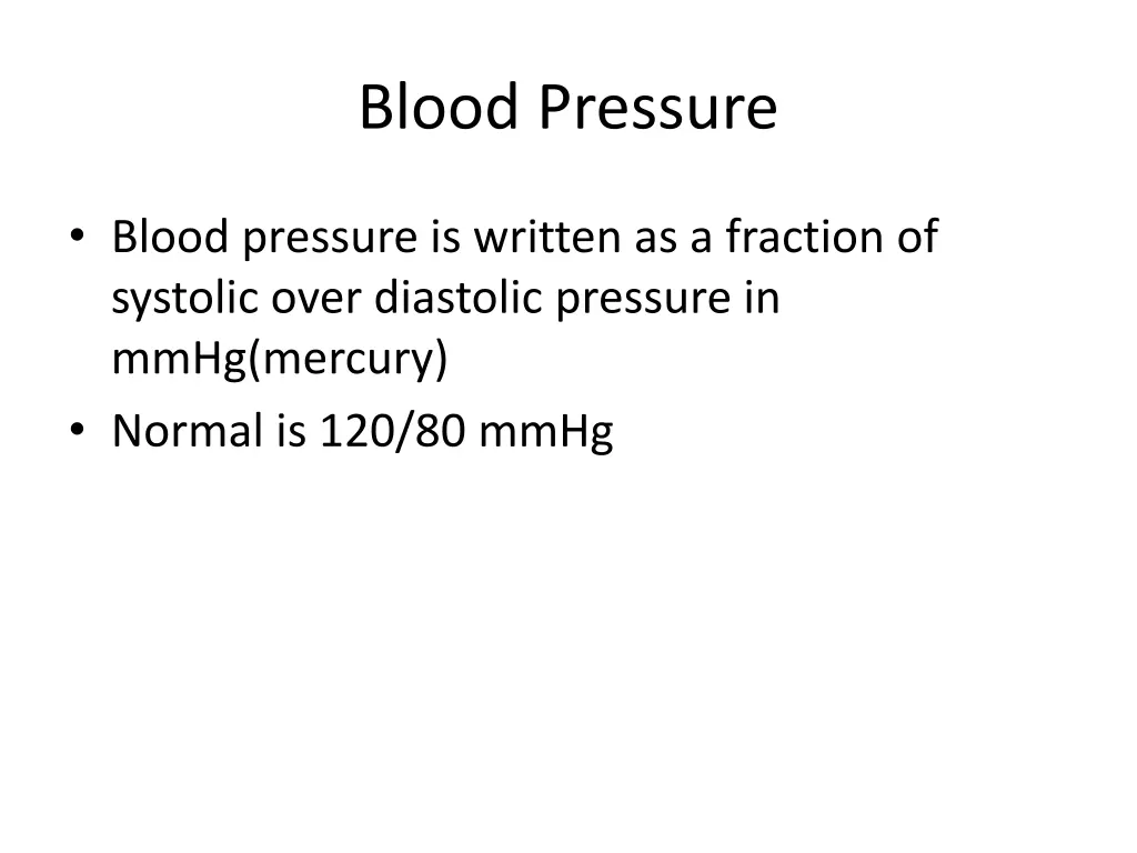 blood pressure