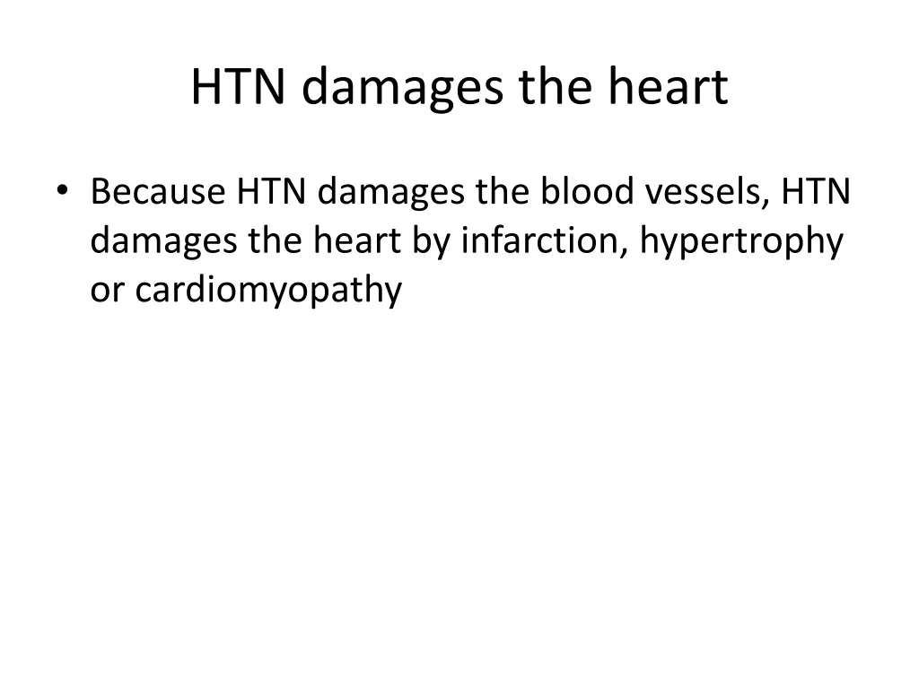htn damages the heart