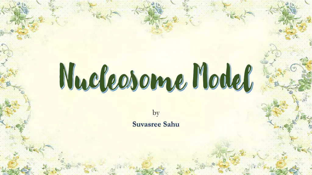 nucleosome model