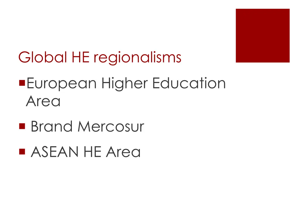 global he regionalisms