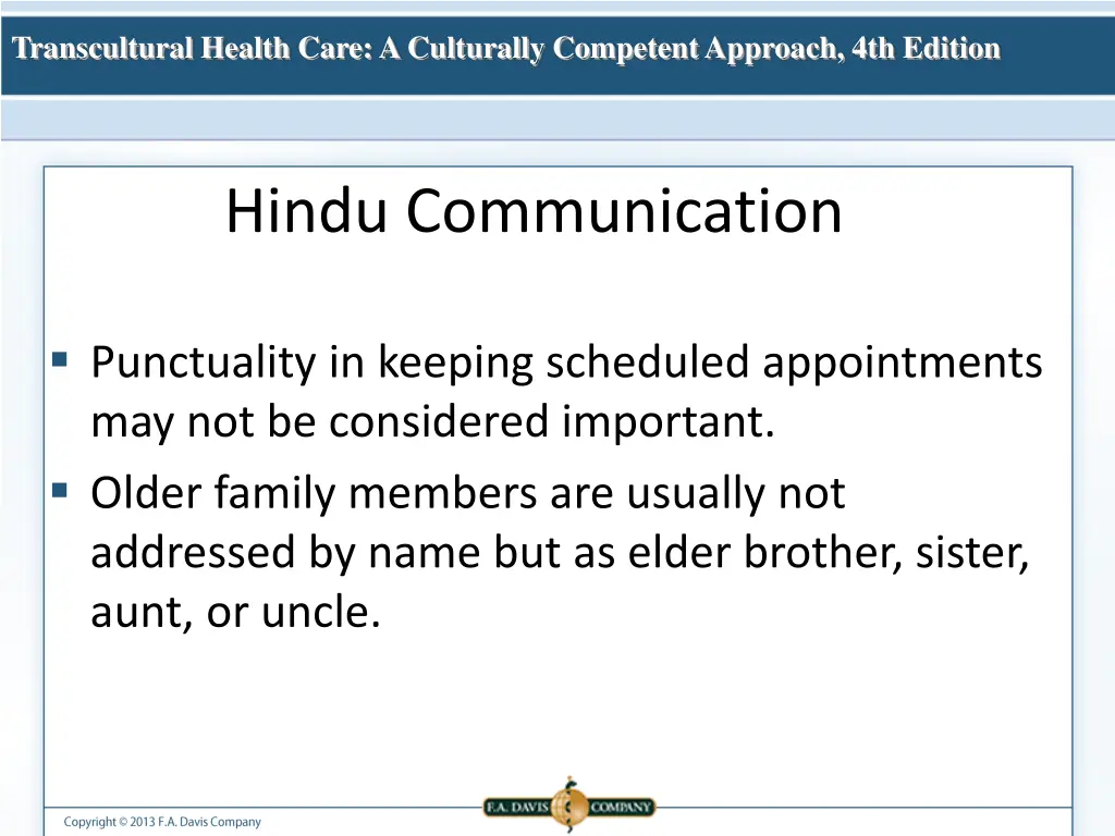 transcultural health care a culturally competent 7
