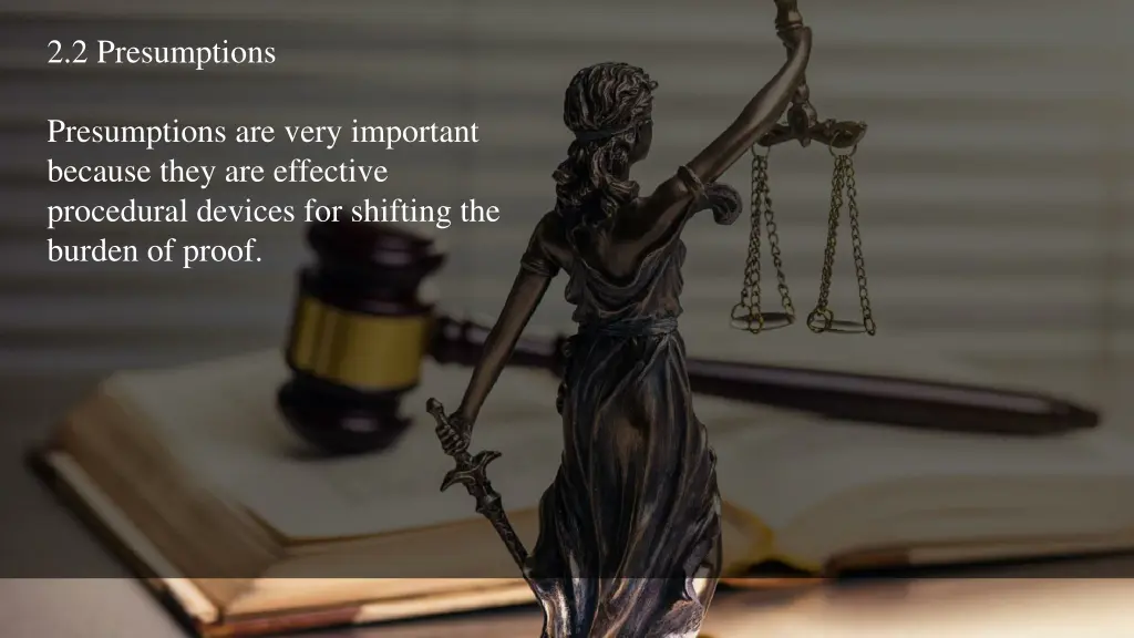 2 2 presumptions