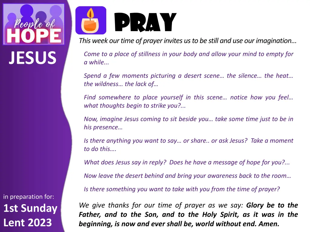 pray pray
