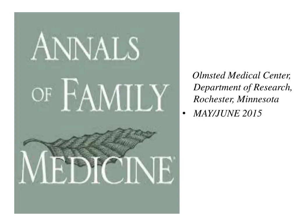 olmsted medical center department of research