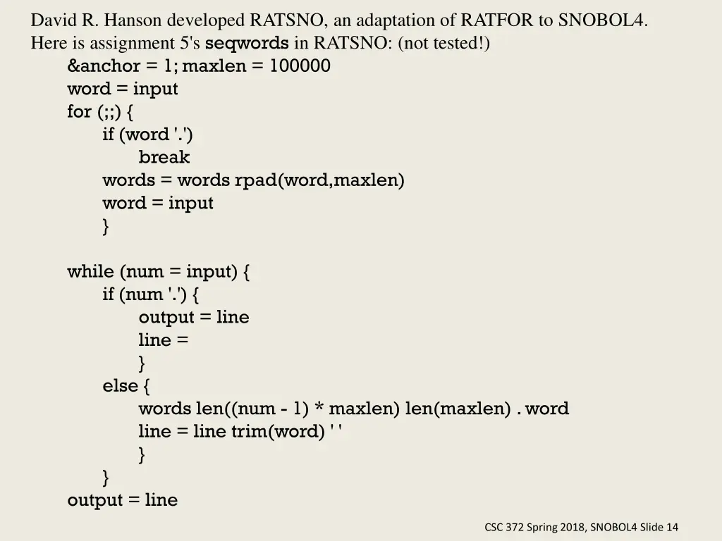 david r hanson developed ratsno an adaptation