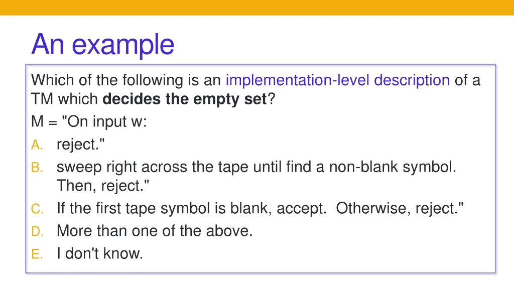 an example 1