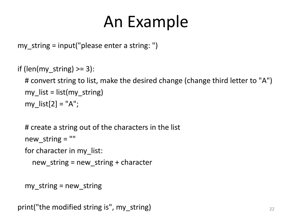an example 1